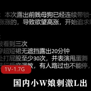 国内小W娘大胆玩弄小J花，47分钟视频全程曝光TS户外自拍