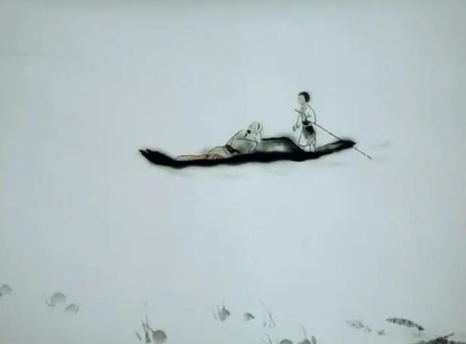 《山水情》:水墨动画经典,老琴师与渔家少年的师生之情,第一部水墨作品,艺术绝唱视频大小/数量