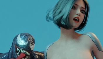女超人蒂法与毒液惊奇队长大制作，无圣光动漫力量爆表