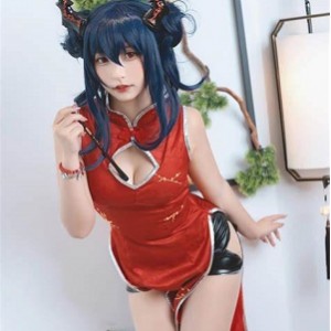 Cosplay福利神樂坂真冬动漫迷宅男视频作品合集日系蝴蝶结鹿角白色丝袜漏点