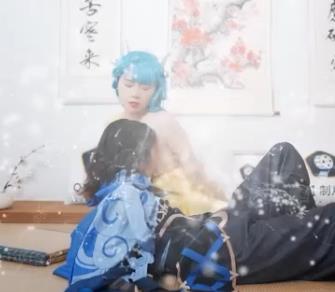 穿越王者荣耀:潘甜甜网红模特宫本武藏剧毒蔡文姬身材给大家带来1V434M创意数码资源
