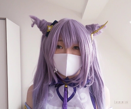 Yuzukitty柚子猫_cosplay原神刻晴作品一部