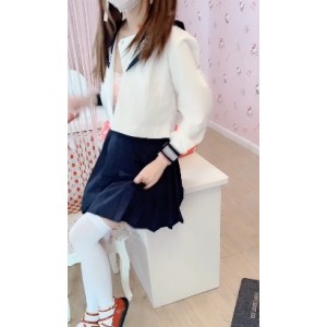 精选赛高酱JK水手服网红妹子苗条白嫩美感十足