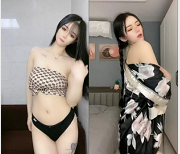 最新快手超颜值人气清纯萌妹-以曼，首次露脸