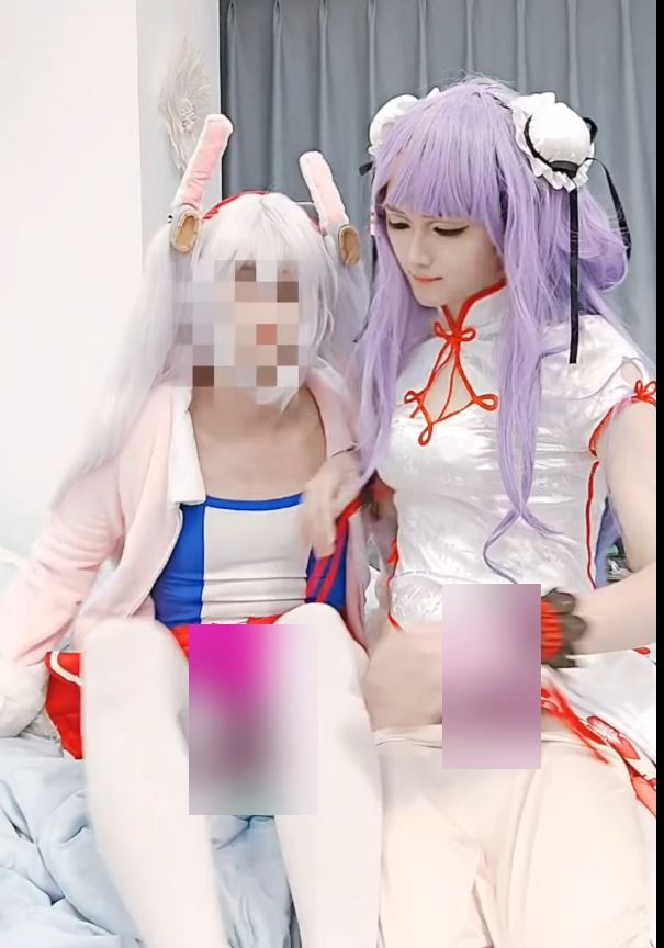 网盘展示怡宝伪娘TS玩铁cos互嗦1部810MB清纯反差