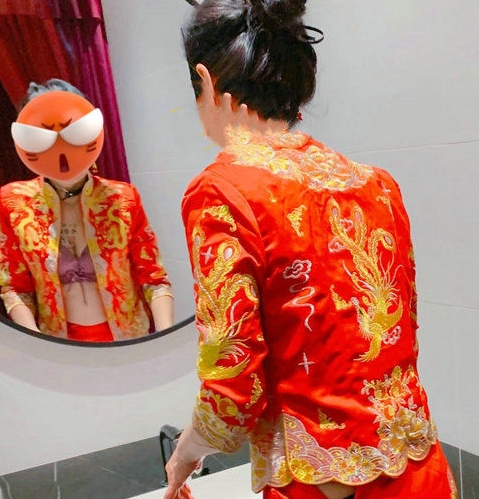 凉凉子乔依丝凤冠霞帔私房87P视频新娘鞋里藏不住的风情